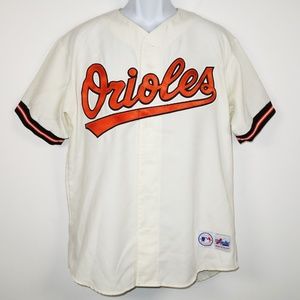 Vtg 90s Majestic Baltimore Orioles Jersey Large